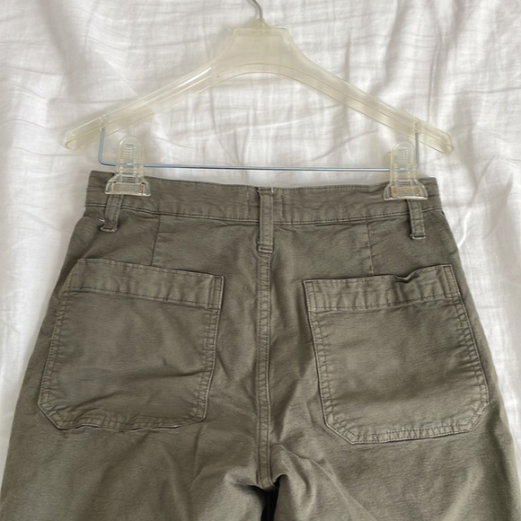 J Crew straight cargo pants in olive green - Picture 4 of 7